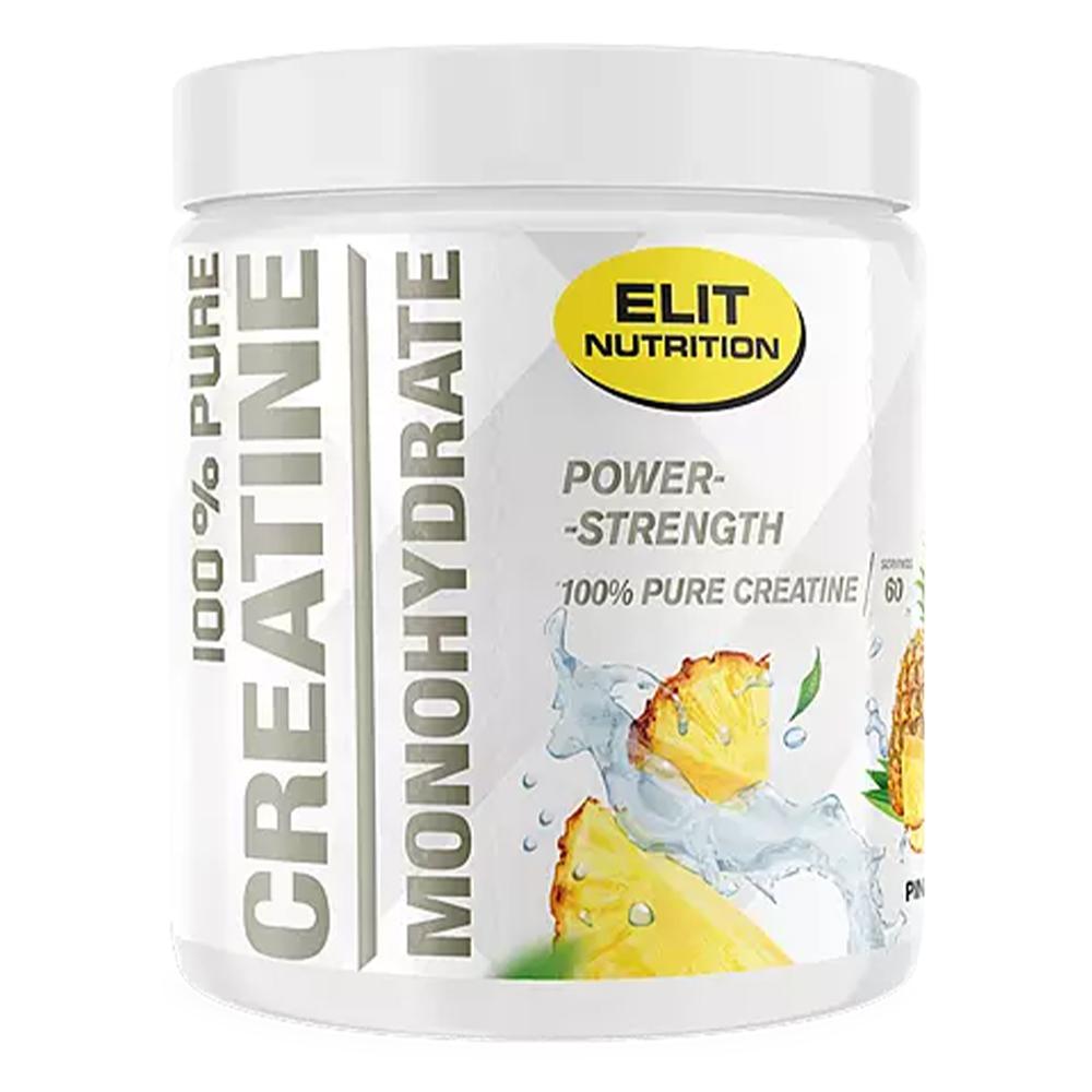 ELIT Nutrition - 100% Pure Creatine monohydrate - Pineapple - 300 Grams