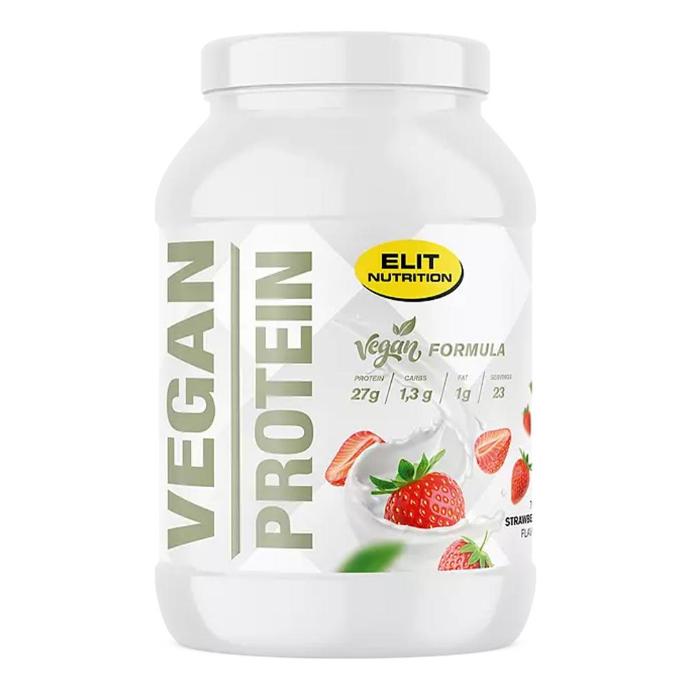 ELIT Nutrition - Vegan Protein - Strawberry - 750 Grams