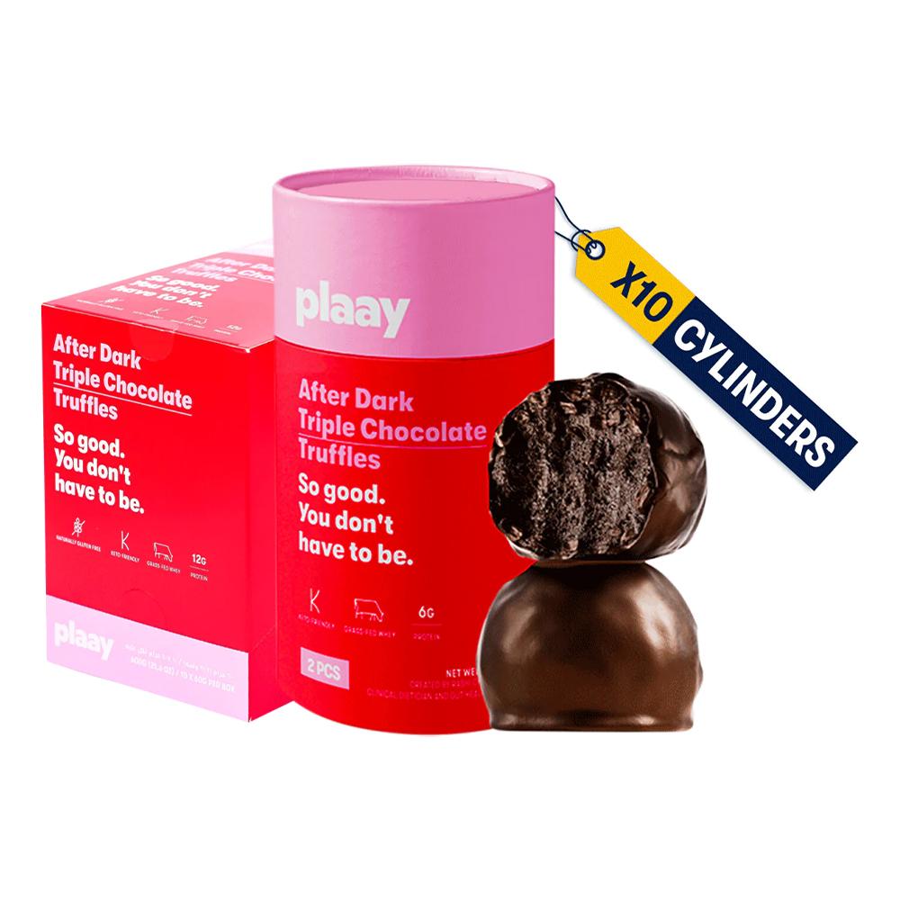 Plaay - Triple Chocolate Truffles - Pack of 10