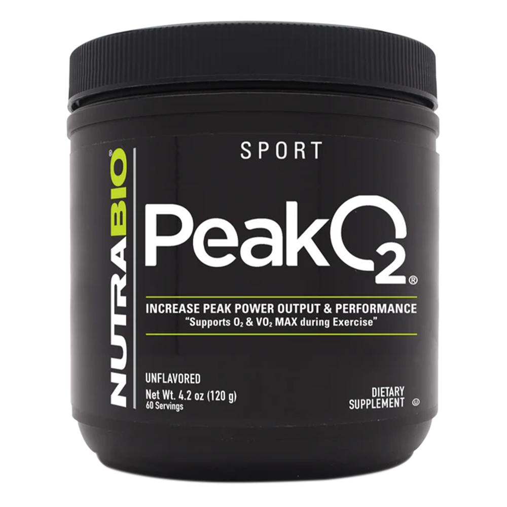 NutraBio - PeakO2 Powder - Not Flavored - 120 Grams