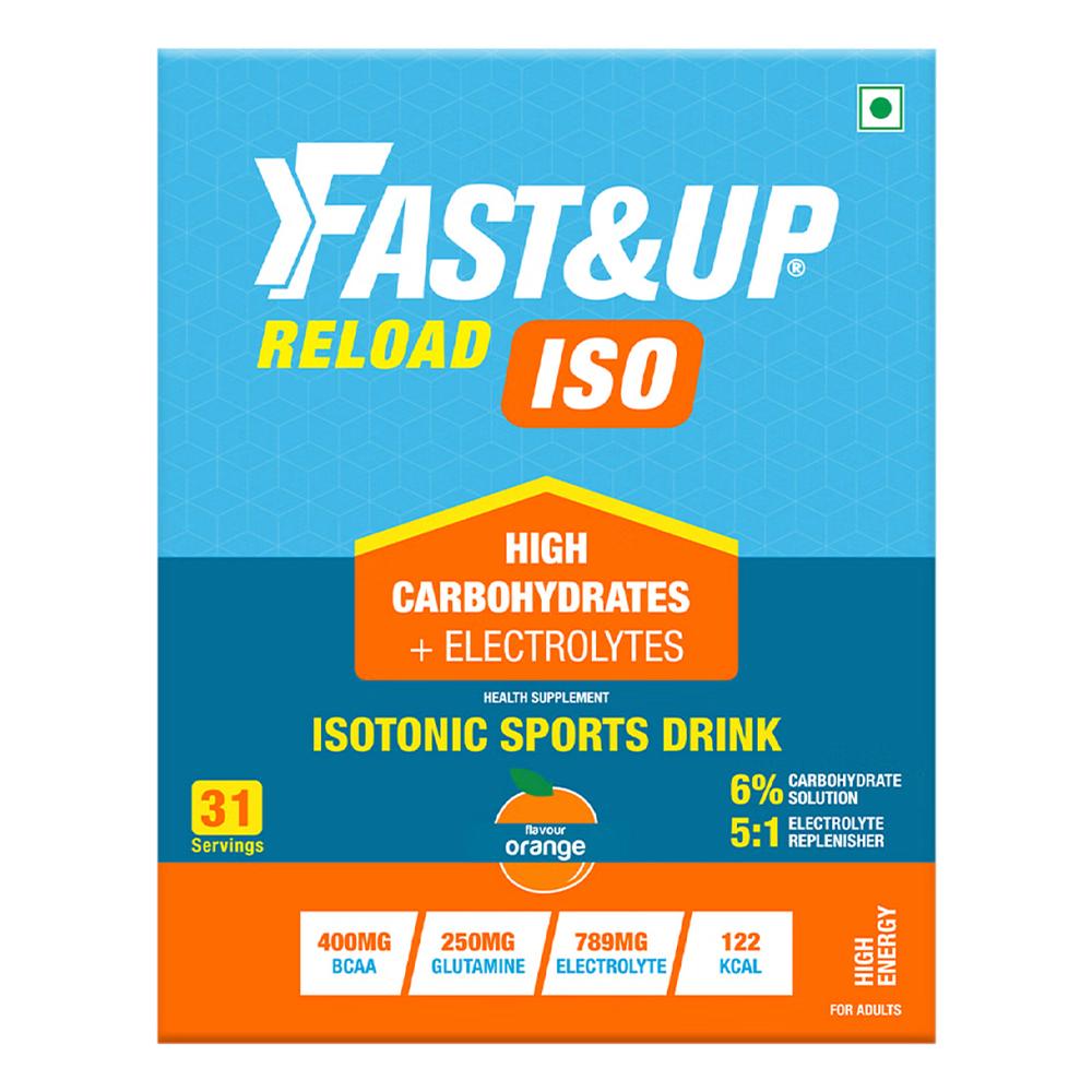 Fast&Up - Reload ISO Isotonic Sports Drink - Orange - 31 Servings