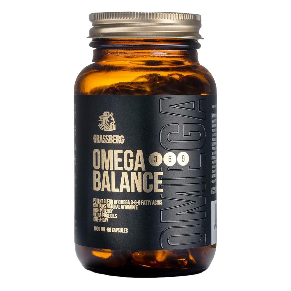 Grassberg - Omega 3+6+9 Balance - Unflavored - 60 Capsules