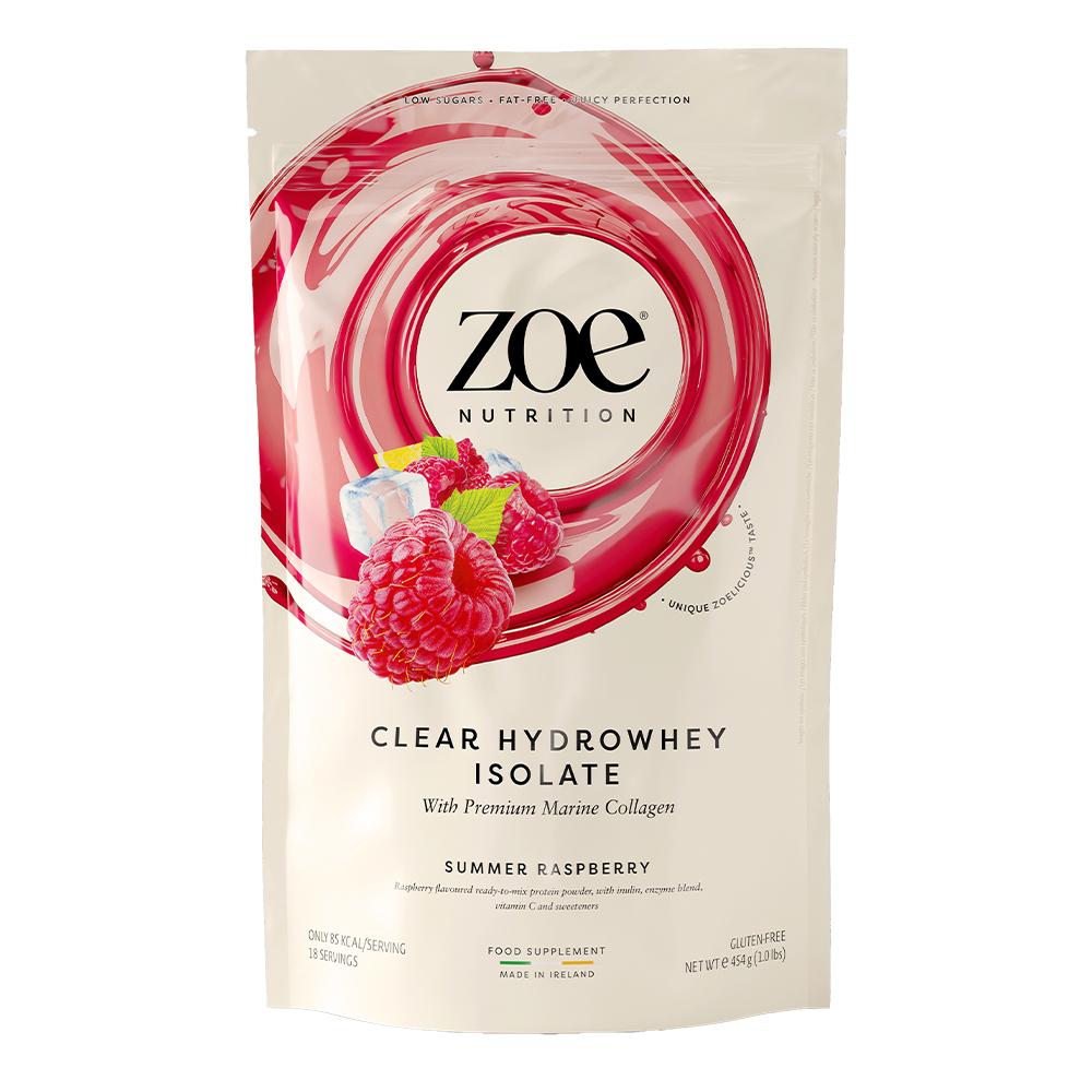 Zoe Nutrition - Clear Hydrowhey Isolate - توت - 18 حصة غذائية