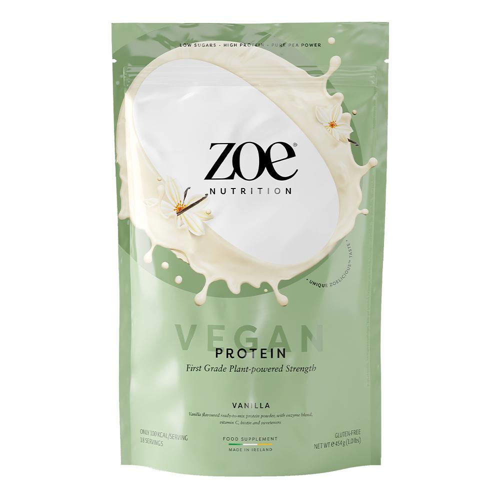 Zoe Nutrition - Vegan Protein - فانيليا - 18 حصة غذائية