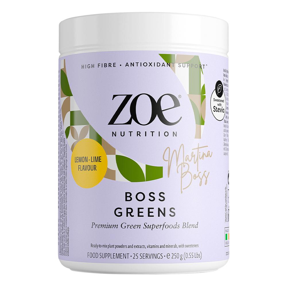 Zoe Nutrition - Boss Greens - Lemon Lime - 25 Servings