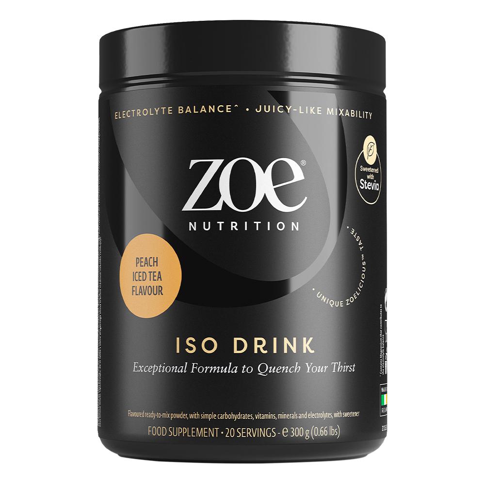 Zoe Nutrition - Iso Drink - Peach Iced Tea - 20 Servings 