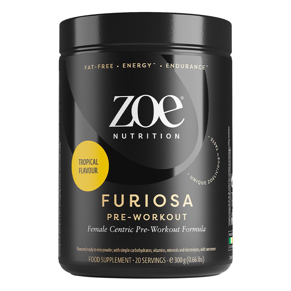 Zoe Nutrition - Furiosa Pre-Workout - نكهة استوائية  - 20 حصة غذائية