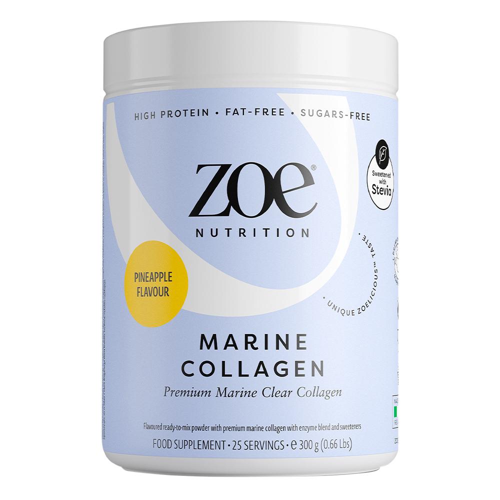 Zoe Nutrition - Marine Collagen - أناناس - 25 حصة غذائية