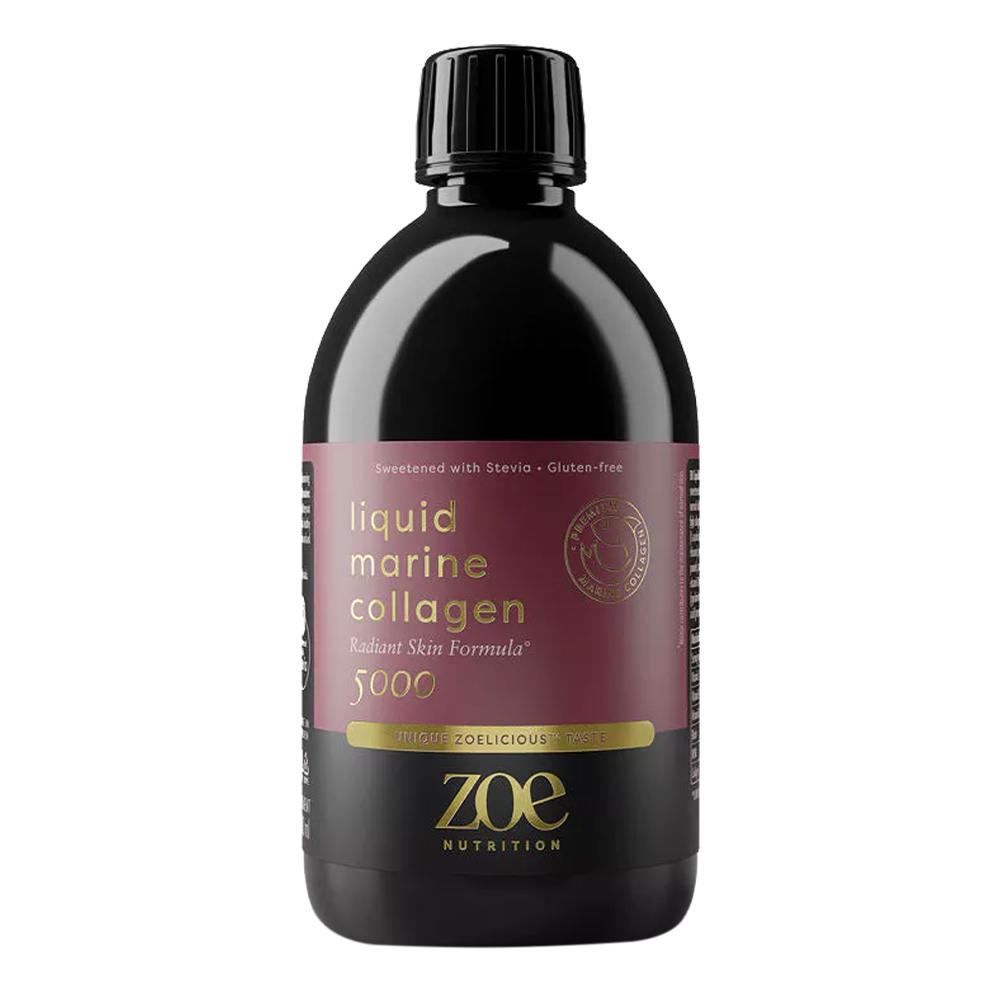 Zoe Nutrition - Liquid Marine Collagen 5000 - من غير نكهة - 500 مل