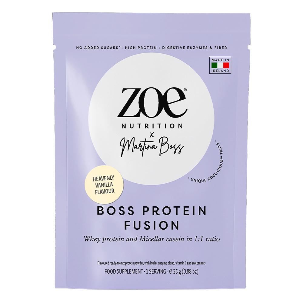 Zoe Nutrition - Boss Protein Fusion - فانيليا - حصة غذائية واحدة