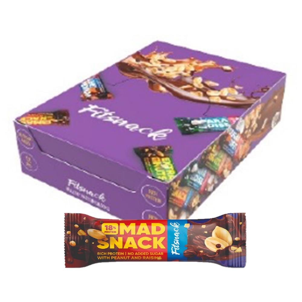 Fitsnack - Madsnack Protein Bar - Box of 12