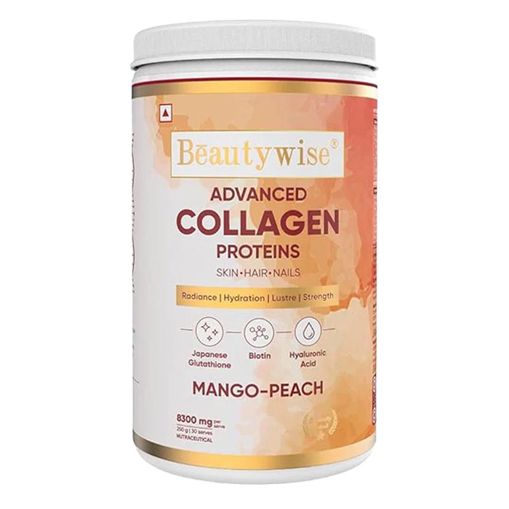 Beautywise - Advanced Collagen Proteins - Mango and Peach - 250 Grams