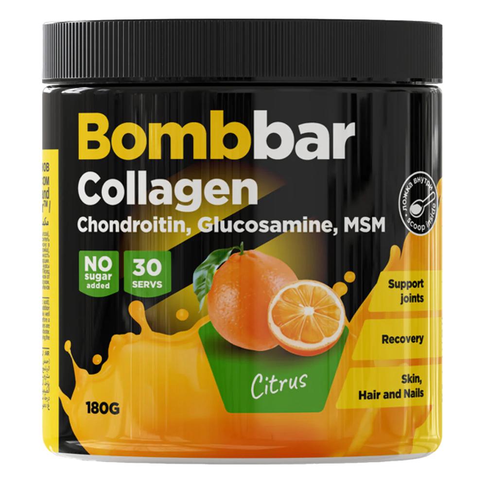 BombBar - Collagen Chondroitin, Glucosamine & MSM - Citrus  - 180 Grams