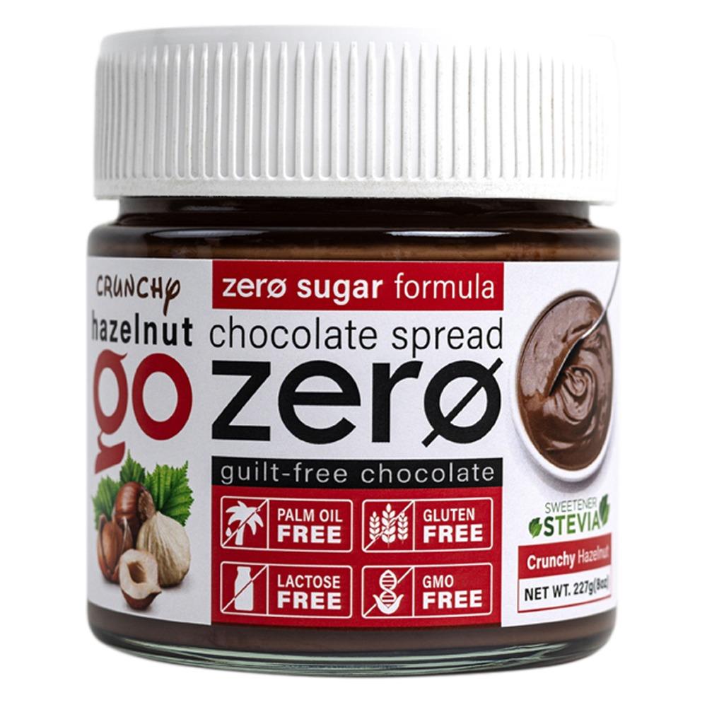 GoZero - Crunchy Hazelnut Chocolate Spread - 227 Grams