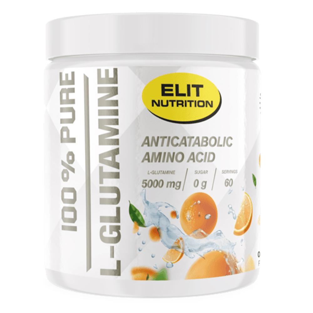 ELIT Nutrition - 100% Pure L-Glutamine - Orange - 300 Grams