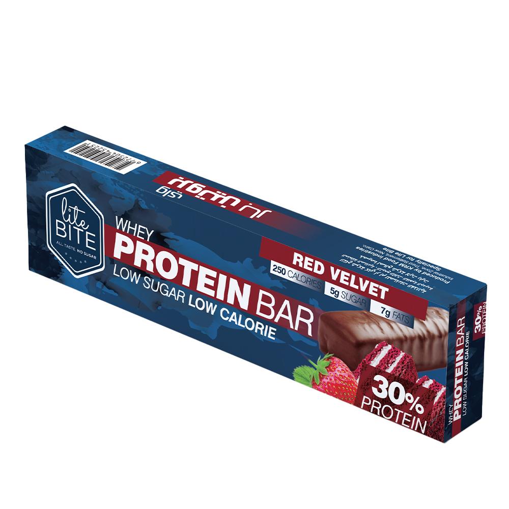 Lite Bite - 30% Whey Protein Bar - Red Velvet - 70 g