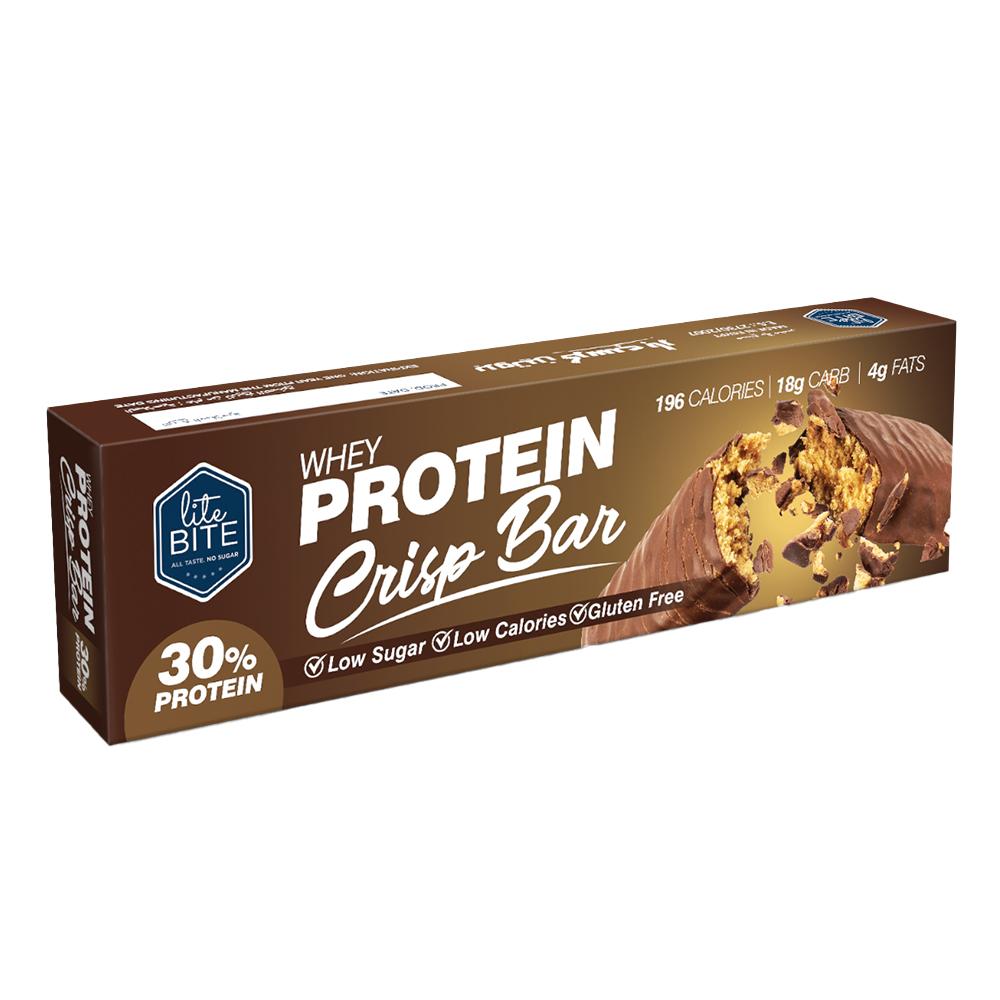 Lite Bite - 30% Whey Protein Bar - Crisp Bar - 70 g