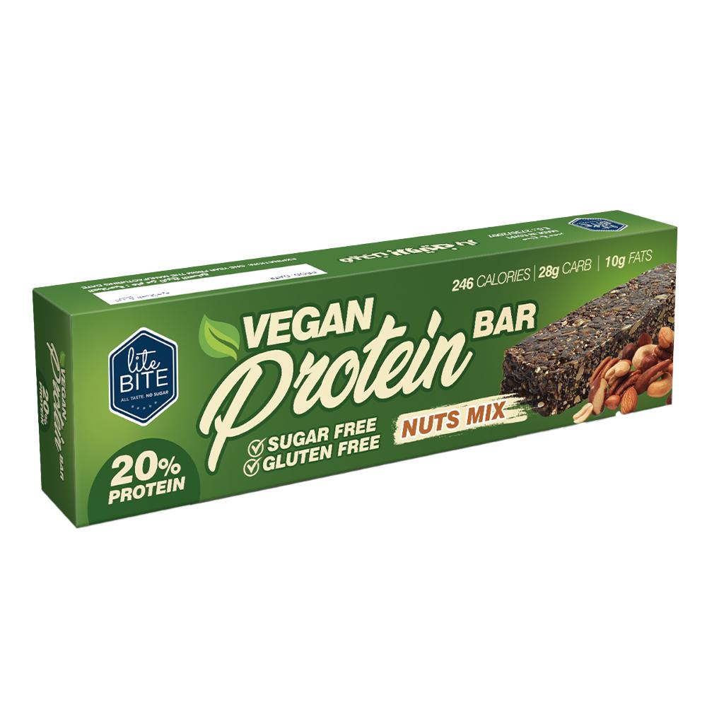 Lite Bite - Vegan Protein Bar - Nut Mix - 60 g