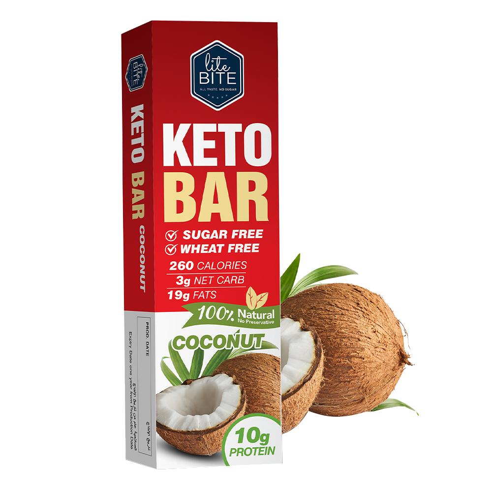 Lite Bite - Keto Bar - Coconut - 60 g