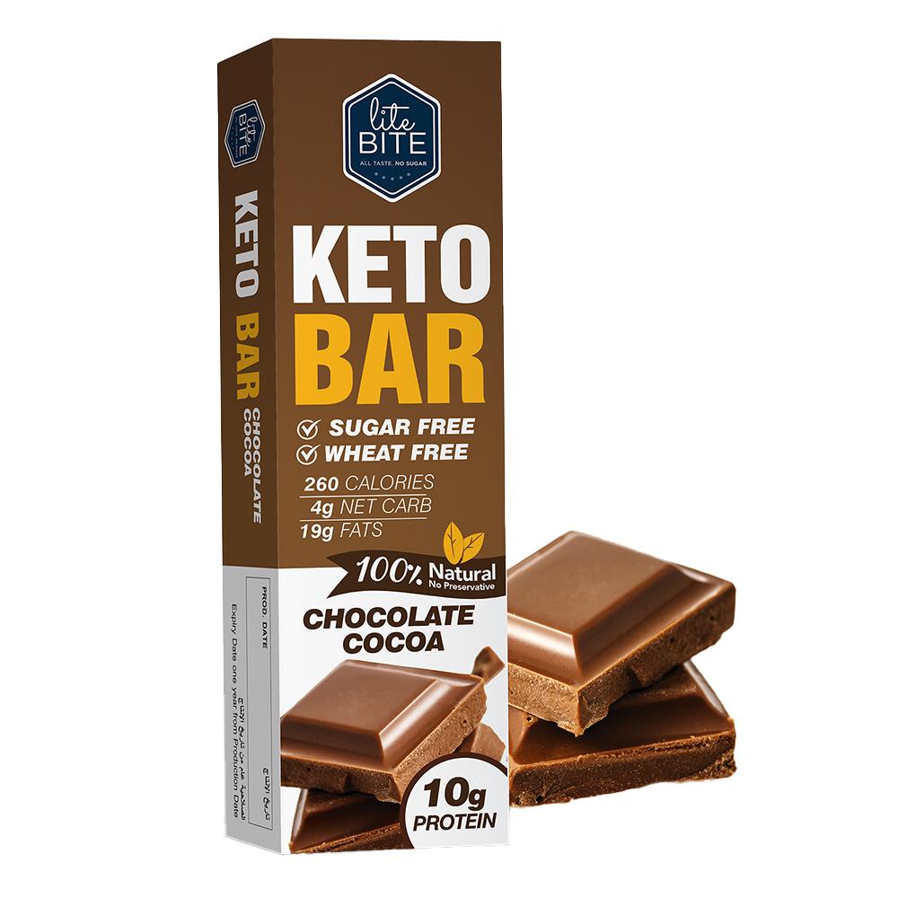 Lite Bite - Keto Bar - Chocolate Cocoa - 60 g