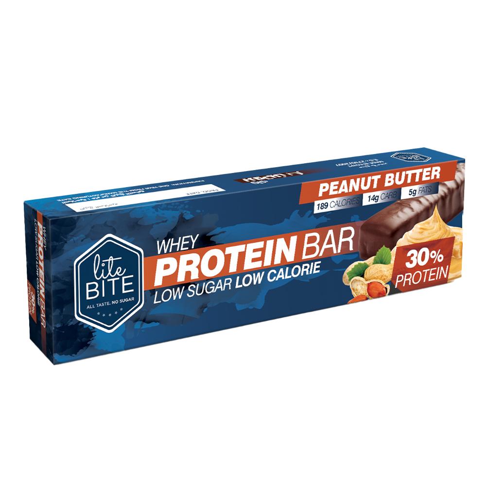 Lite Bite - 30% Whey Protein Bar - Peanut Butter - 70 g