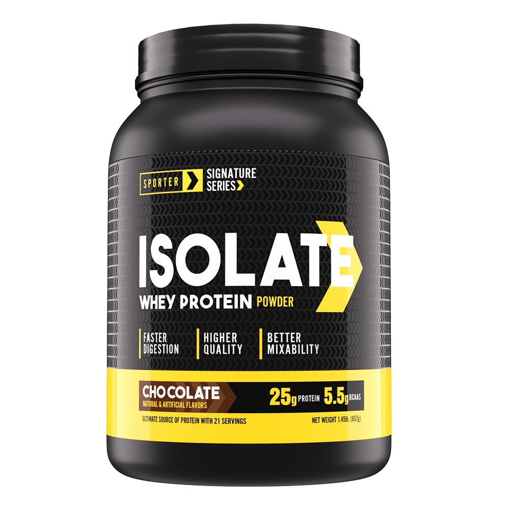 Sporter  - Whey Protein Isolate - Chocolate - 1.4 lb