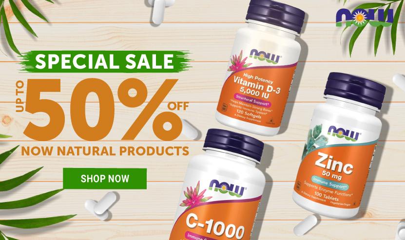 Now Foods Up to 50% off