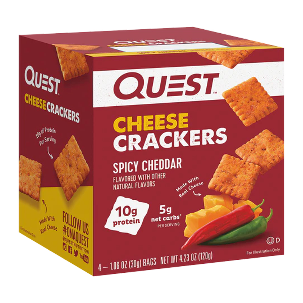 Quest Nutrition - Cheese Crackers - Box of 4